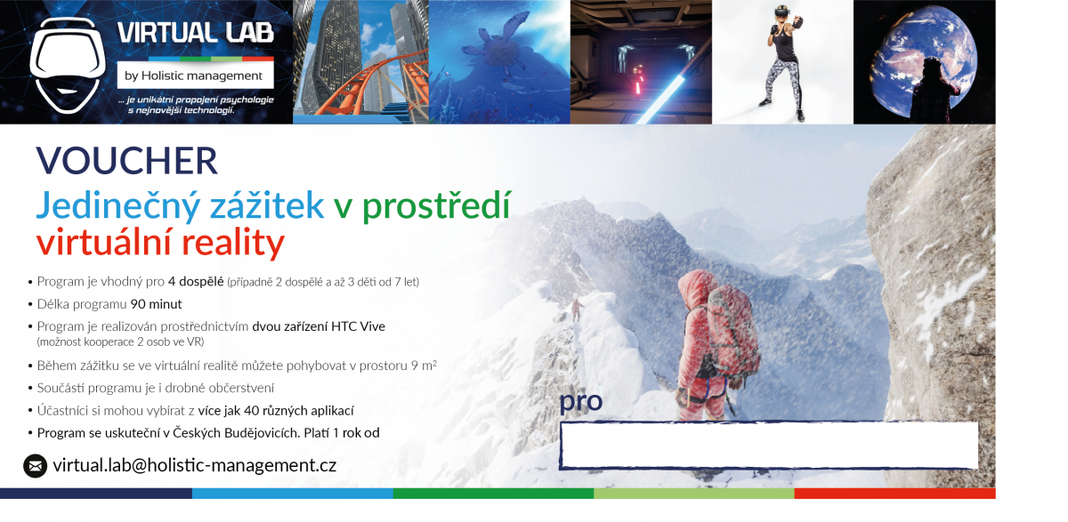 Zážitkový voucher - Virtual Lab